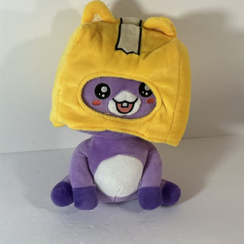 Lankybox Foxy Plush Lanky Box Boxy Fox 9”  Purple